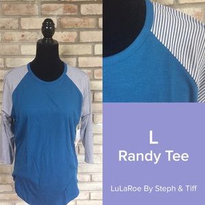 Randy T- LuLaRoe-Size L- Brand new
